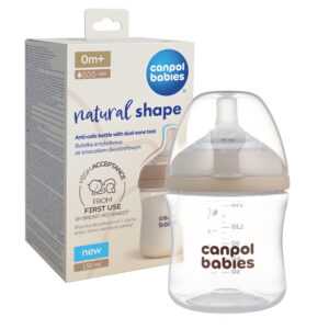 Canpol babies Natural Shape bottle with dual-zone teat 150 ml