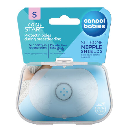 Canpol babies EasyStart Silicone Nipple Protectors S 2 pcs