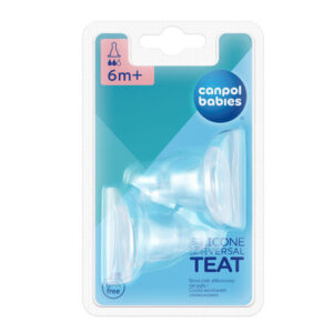 Canpol babies Silicon Universal Teat Medium for Narrow Neck Bottle 2 pcs