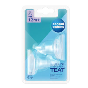 Canpol baboes Silicon Universal Teat Fast for Narrow Neck Bottle 2 pcs