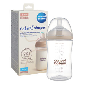 Canpol babies Natural Shape bottle with dual-zone teat 260 ml