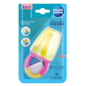 Canpol babies Silicon Fresh Fruit Feeder - Pink