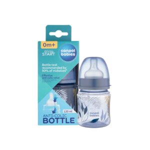 Canpol babies EasyStart Anti-Colic Bottle 120ml GOLD-Blue