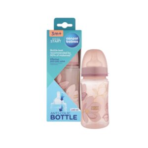 Canpol babies EasyStart Anti-Colic Bottle 240ml GOLD - pink