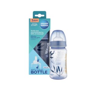 Canpol babies EasyStart Anti-Colic Bottle 240ml GOLD - Blue