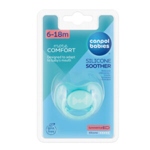 Canpol babies Silicone Symetric Soother 6-18m PASTELOVE - Mint