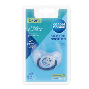 Canpol babies Silicone Orthodontic Soother 0-6m NIGHT DREAMS