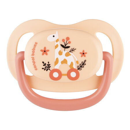 Canpol babies Silicone Orthodontic Soother 0-6-m TOYS Pink