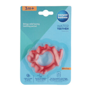 Canpol babies Water Teether HEDGEHOG - Red