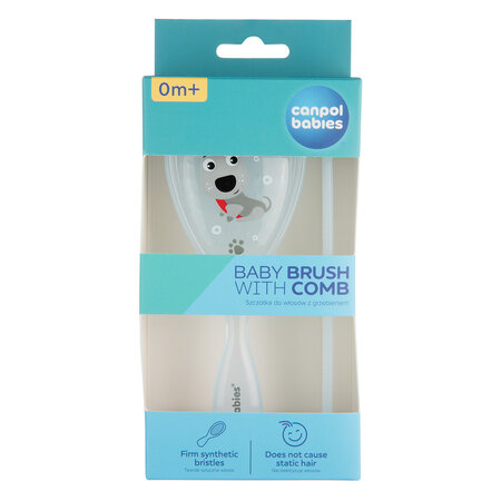 Canpol babies Baby Brush and Comb CUTE ANIMALS