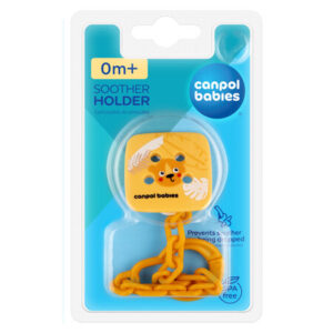 Canpol babies Soother Holder BabiesBoo orange