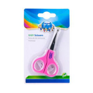 Canpol babies Round Tip Baby Nail Scissors without Cover - Pink