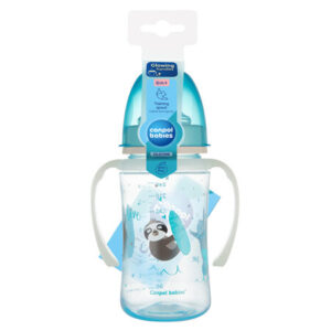 Canpol babies Training Cup with Glowing Handles PP EasyStart 240 ml Exotic Animals blue