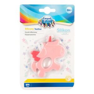 Canpol babies Silicone Teether UNICORN- Pink