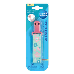 Canpol babies Soother Clip with Ribbon EXOTIC ANIMALS