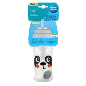 Canpol babies Non-Spill Sport Cup with Weighted Straw BabiesBoo panda