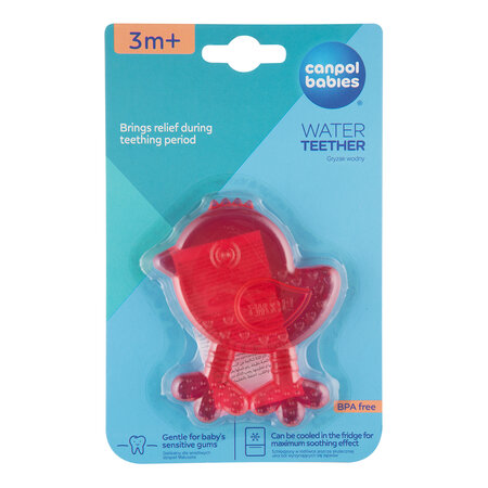 Canpol babies Water Teether BIRDIE - Red