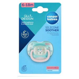 Canpol babies Silicone Symmetrical Soother 6-18 m EXOTIC (lama)