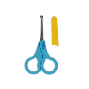 Canpol babies Round Tip Baby Nail Scissors with Cover - Blue