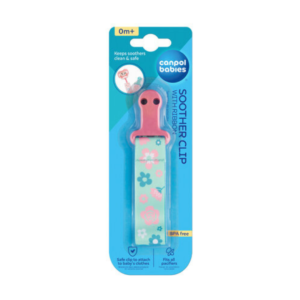 Canpol babies Soother Clip with Ribbon EXOTIC ANIMALS