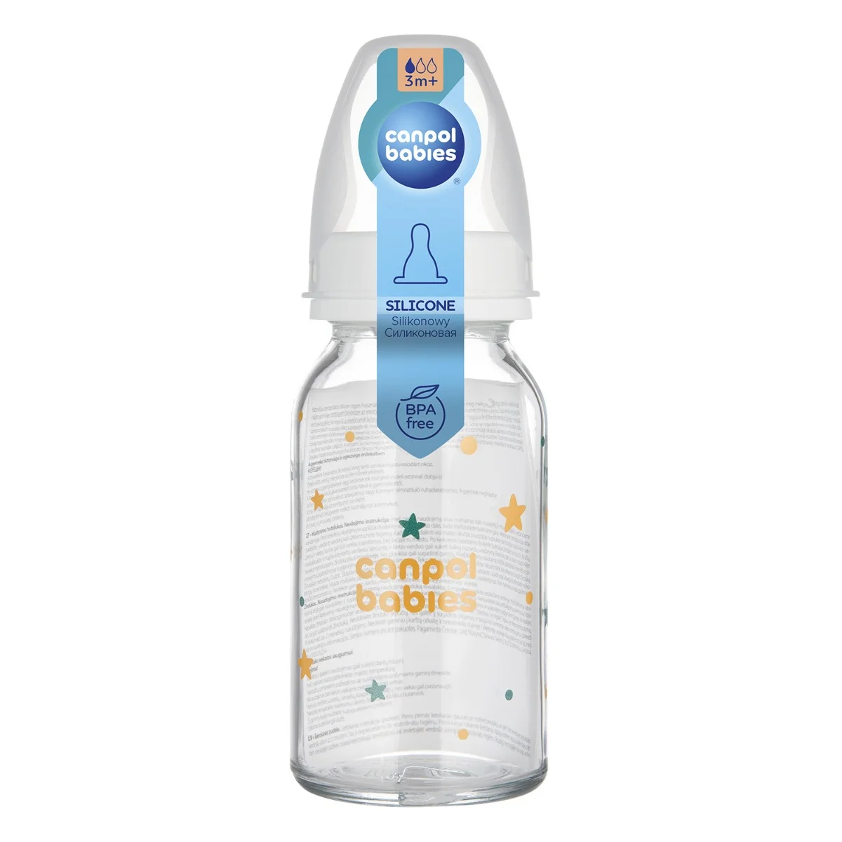 Canpol babies Narrow Neck Glass Bottle 120ml
