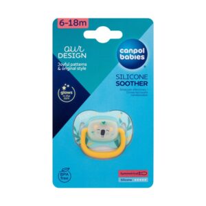 Canpol babies Silicone Symmetrical Soother 6-18 m EXOTIC (koala)